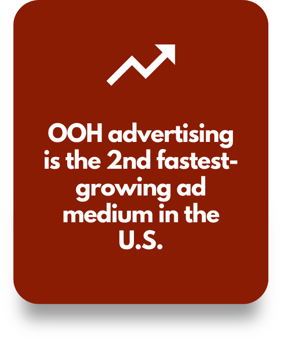 OOH Advertising - 2nd Fastest Growing Ad Medium